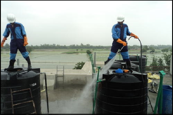 Water Tank Cleaning , skilled manpower in pune